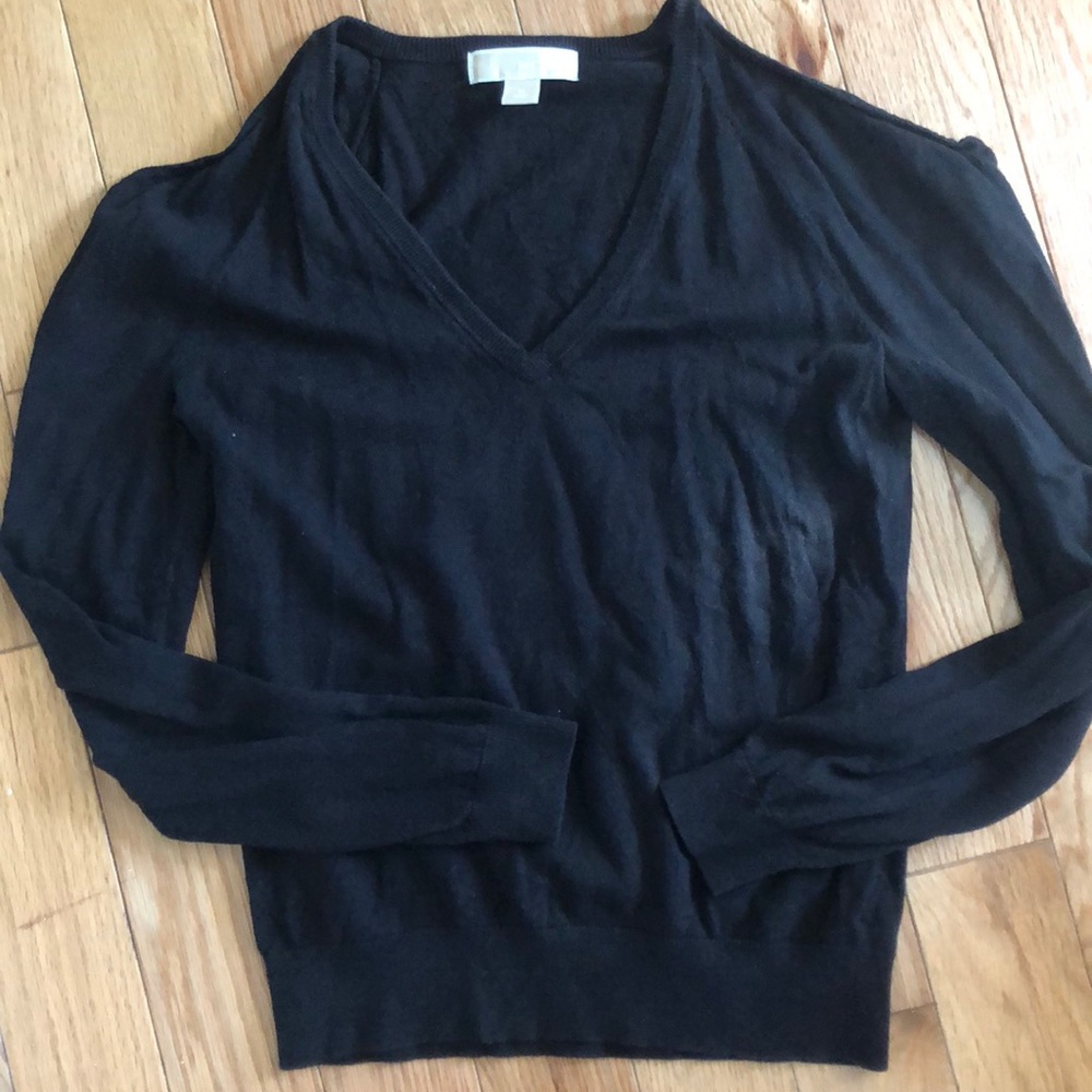 Michael Kors cold shoulder sweater